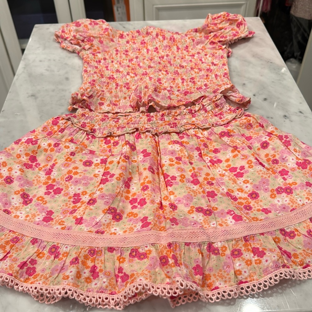 Ever after top and skirt floral set